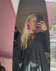 Iconic purple dangly clip