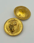 Yves Saint Laurent Gold-Tone Clip-On Earrings, 1980s