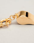 Fischietto pendant - gold (chain gifted)