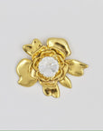 Broche fleur made in Italy