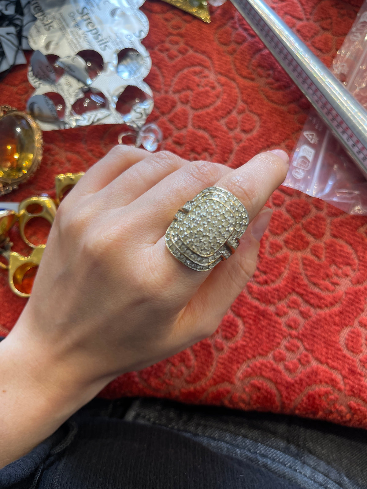 Bold statement ring
