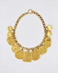 "Yves Saint Laurent" golden necklace