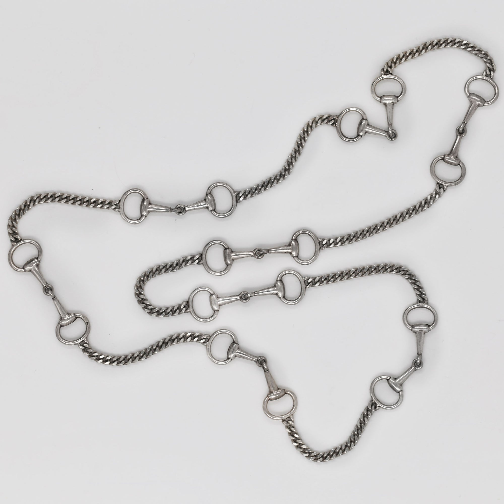 Amazing silver long necklace
