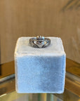 Silver Claddagh ring