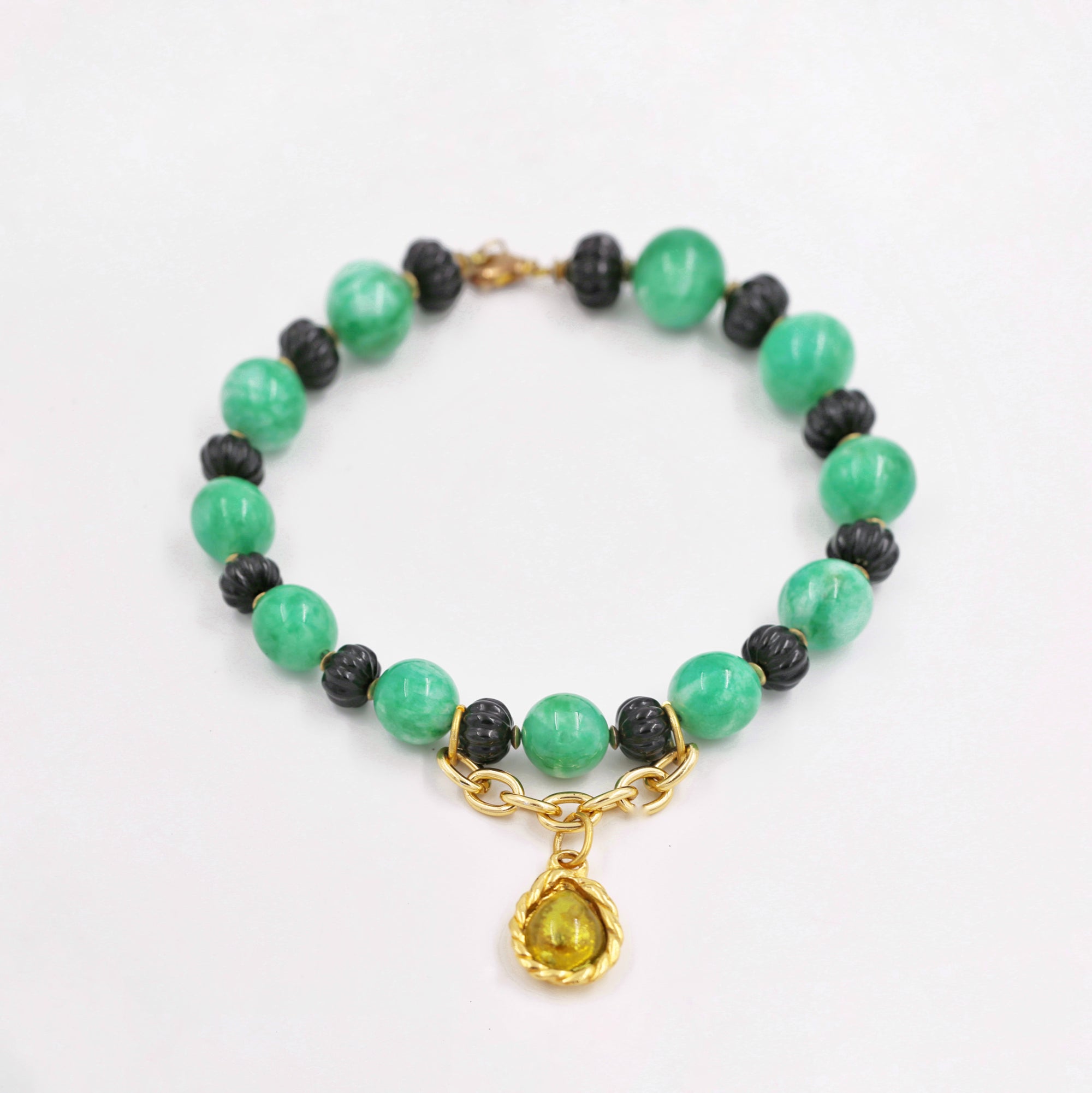 Upcycled Italian deadstock necklace