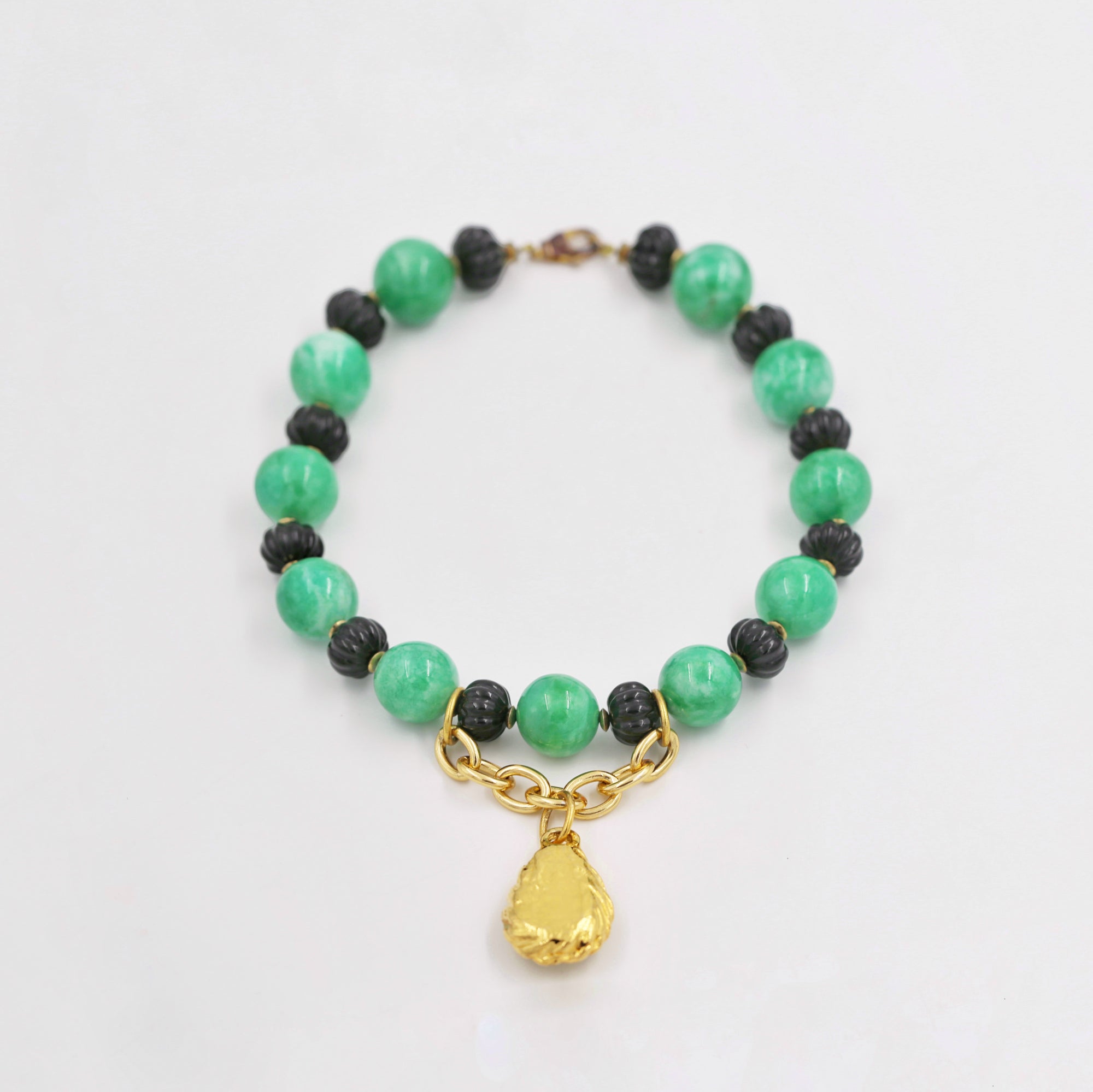 Upcycled Italian deadstock necklace