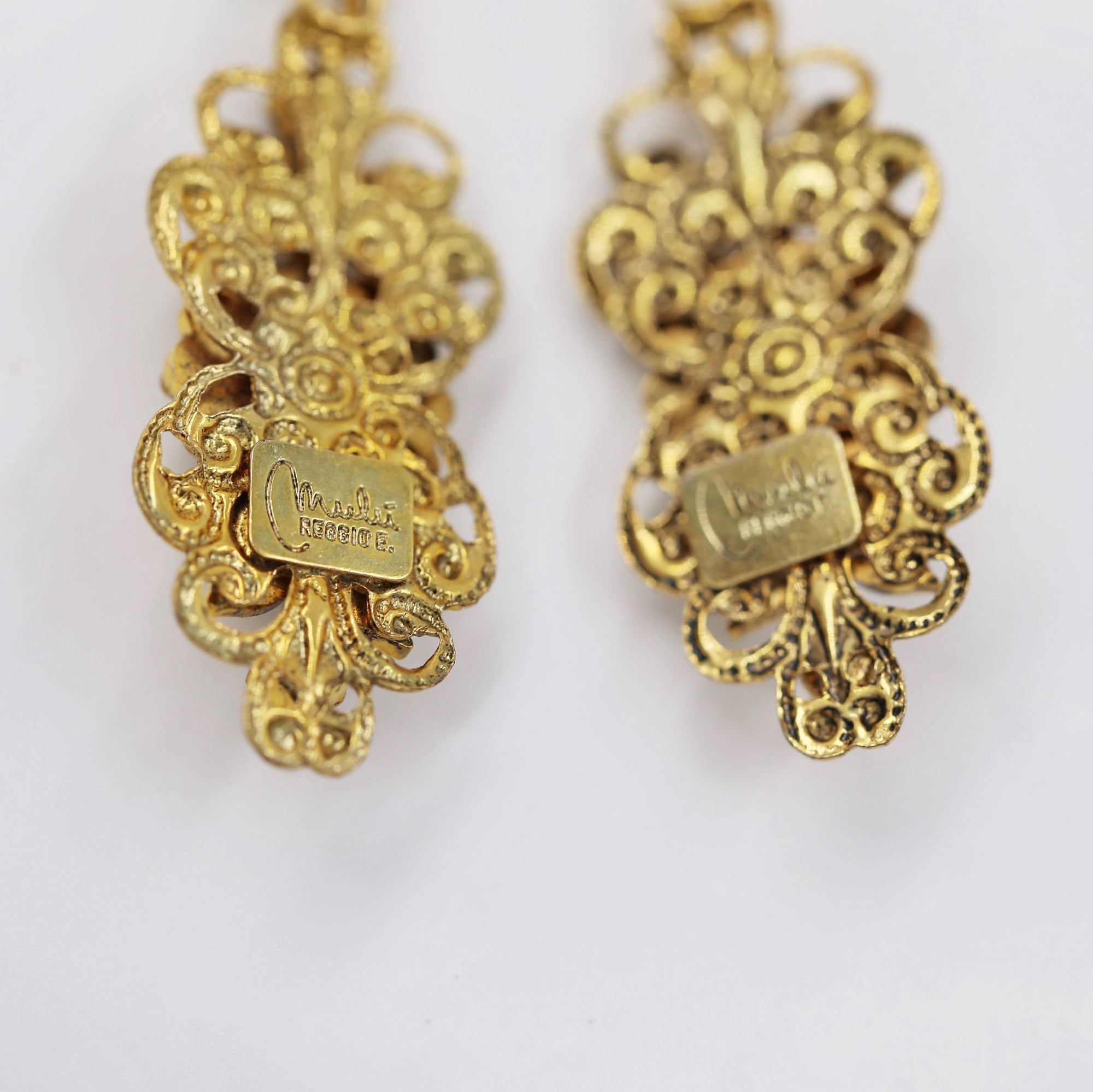 « Mulu Reggio E. » shiny red earrings