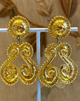  « Edouard Rambaud » orientalist golden dangly clips
