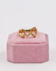 Cutest gold plated heart ring