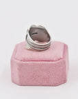 Playful and cute silver ring