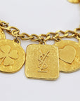 "Yves Saint Laurent" golden necklace