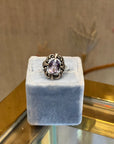 Jugendstil amethyst openwork ring