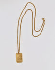 "Mon amour" gold plated necklace