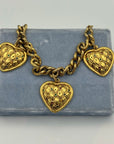 Gold-Tone Heart Charm Bracelet, couture spirit