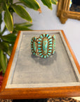 Navajo Cluster Cuff in Silver and Turquoises