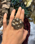 Organic playful ring with balls