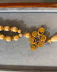 Pearly golden necklace Italian style