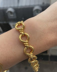 Beautiful gold-plated bracelet