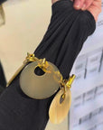 “Celine” horn style golden chain bracelet
