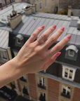 DIOR transparent and shiny ring