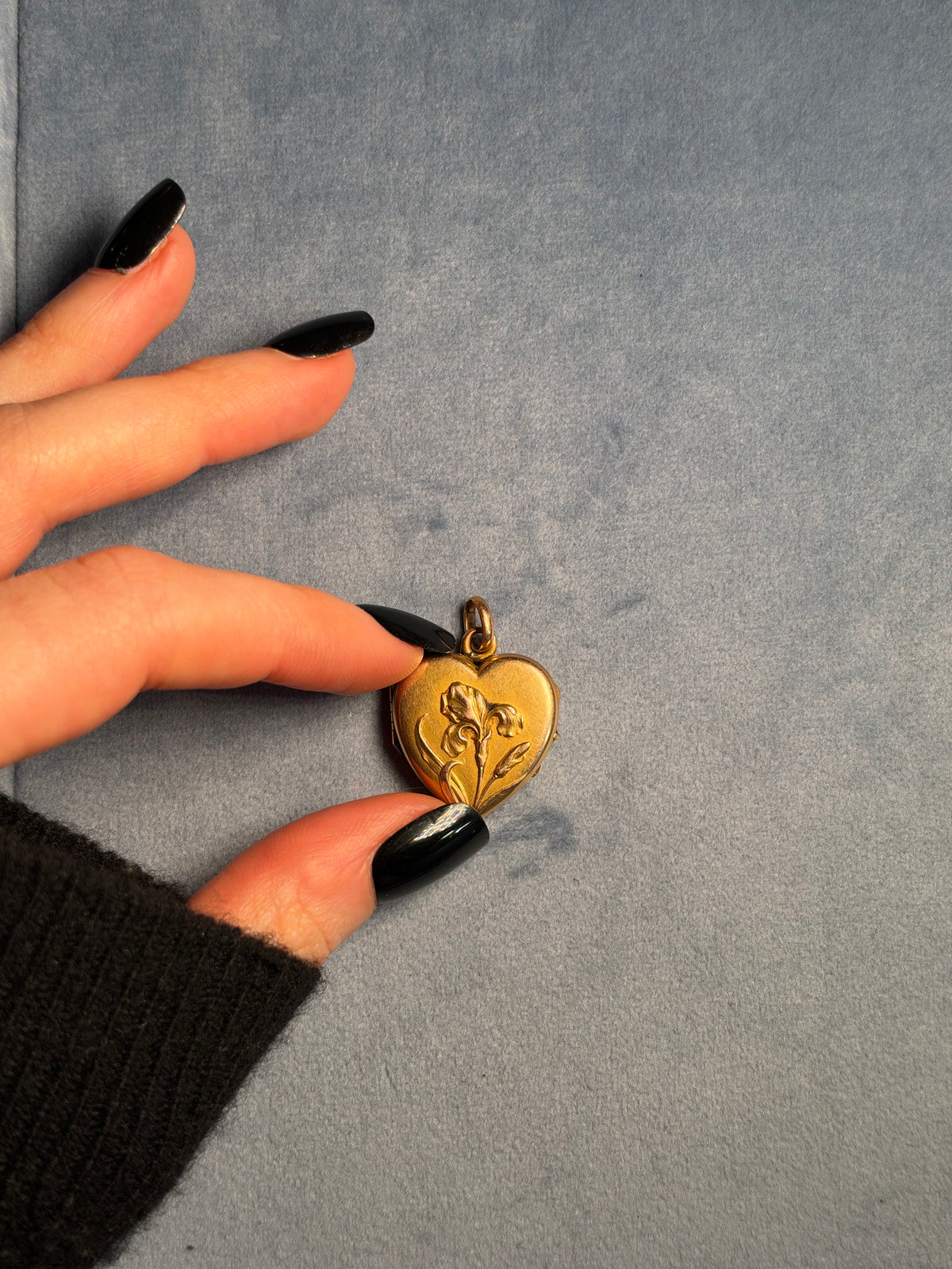 Romantic Gold-Plated Heart Locket Pendant