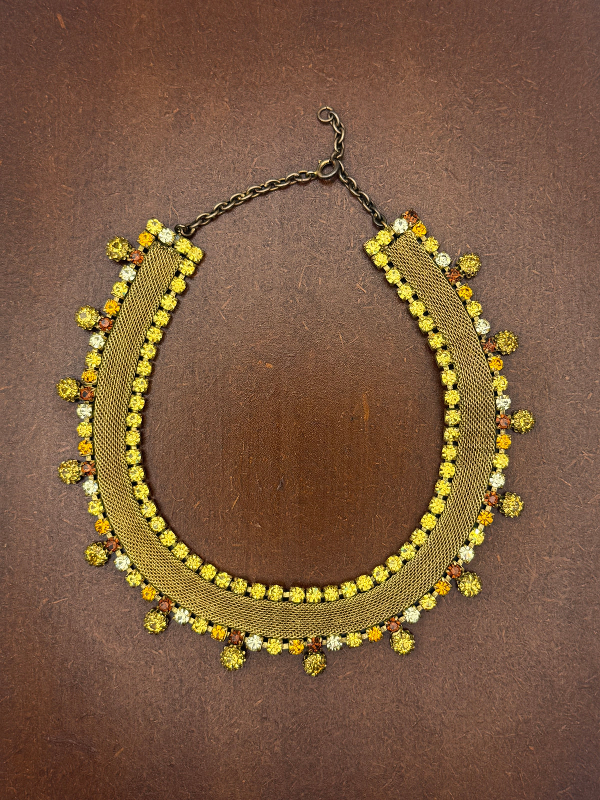 Shiny Gala Necklace golden shades