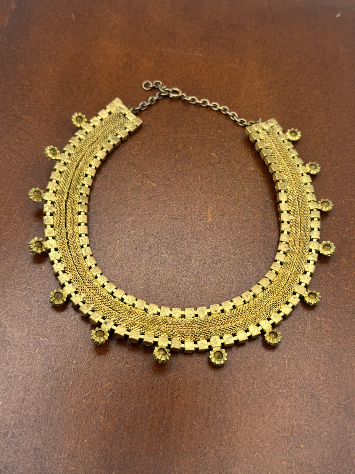 Shiny Gala Necklace golden shades