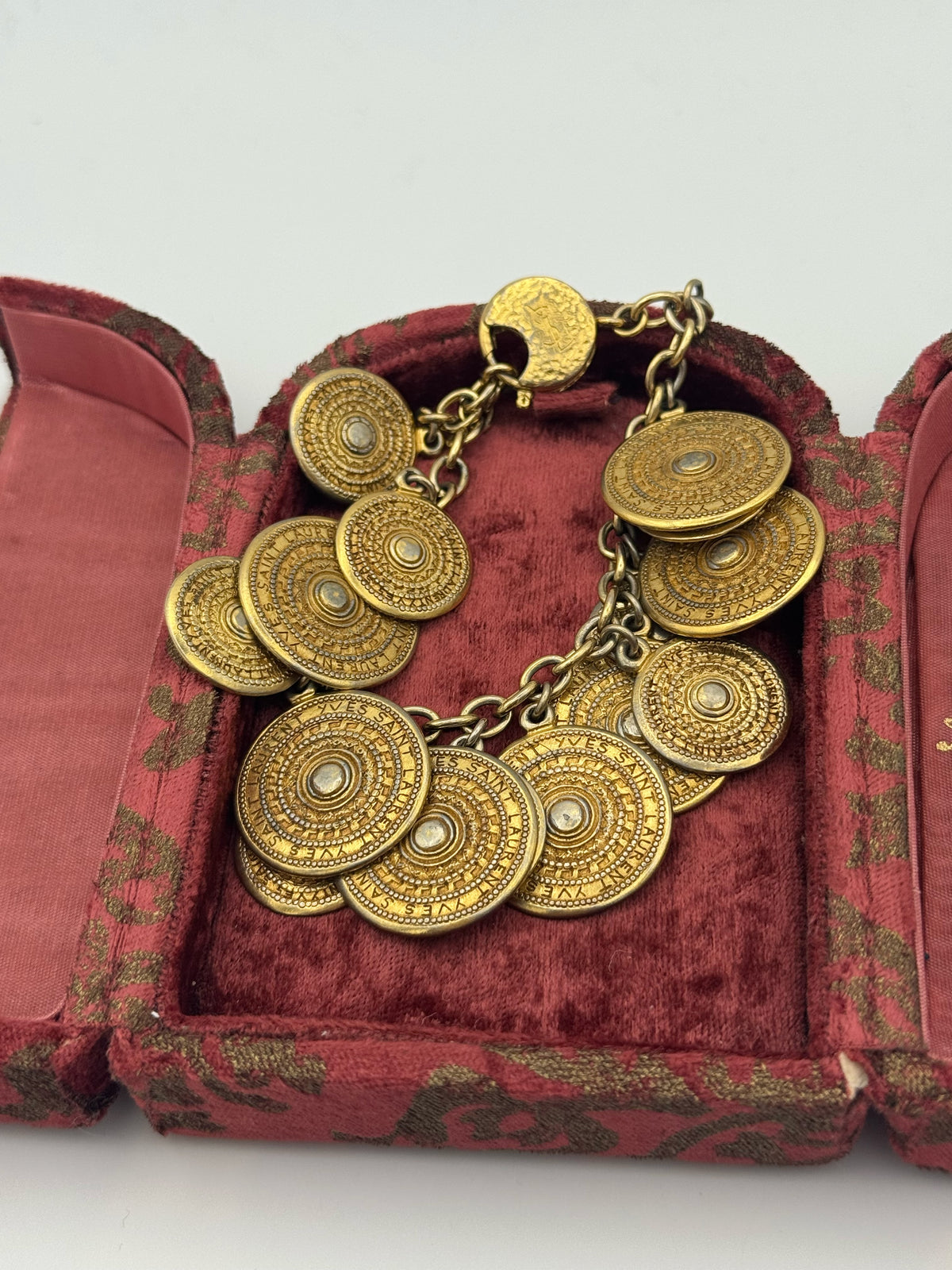 Yves Saint Laurent 1976 « Gypsy » Coin Bracelet