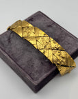 Yves Saint Laurent Golden Metal Bracelet, 1980s